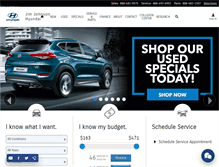 Tablet Screenshot of jimjohnsonhyundai.com